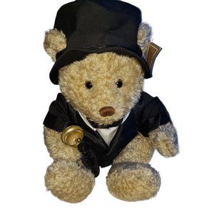 1999 Millennium 2000 Wellington Dillard's Vintage Bear W/ Black Top Hat Retired